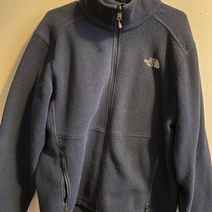 Navy Blue North Face Jacket
